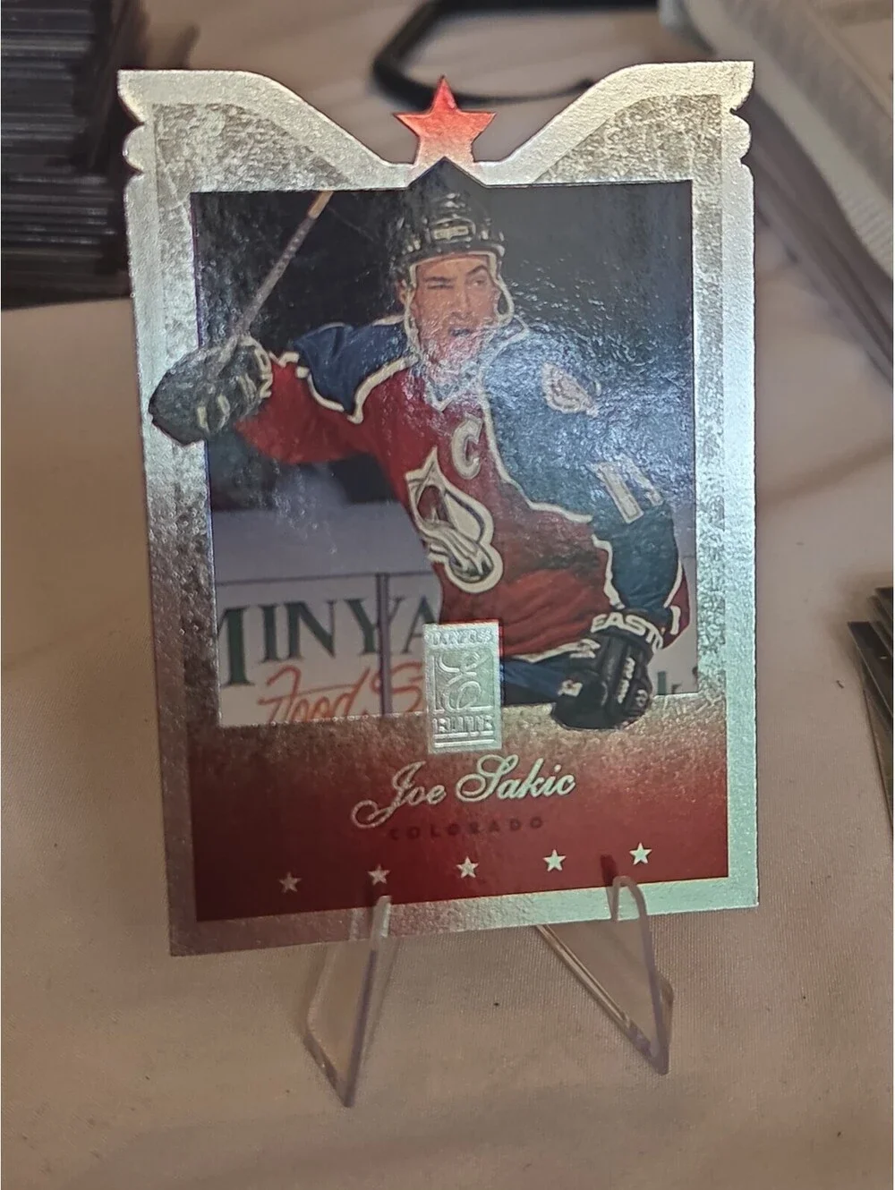 1995-96 Donruss Elite JOE SAKIC Colorado Avalanche Die-Cut #16
